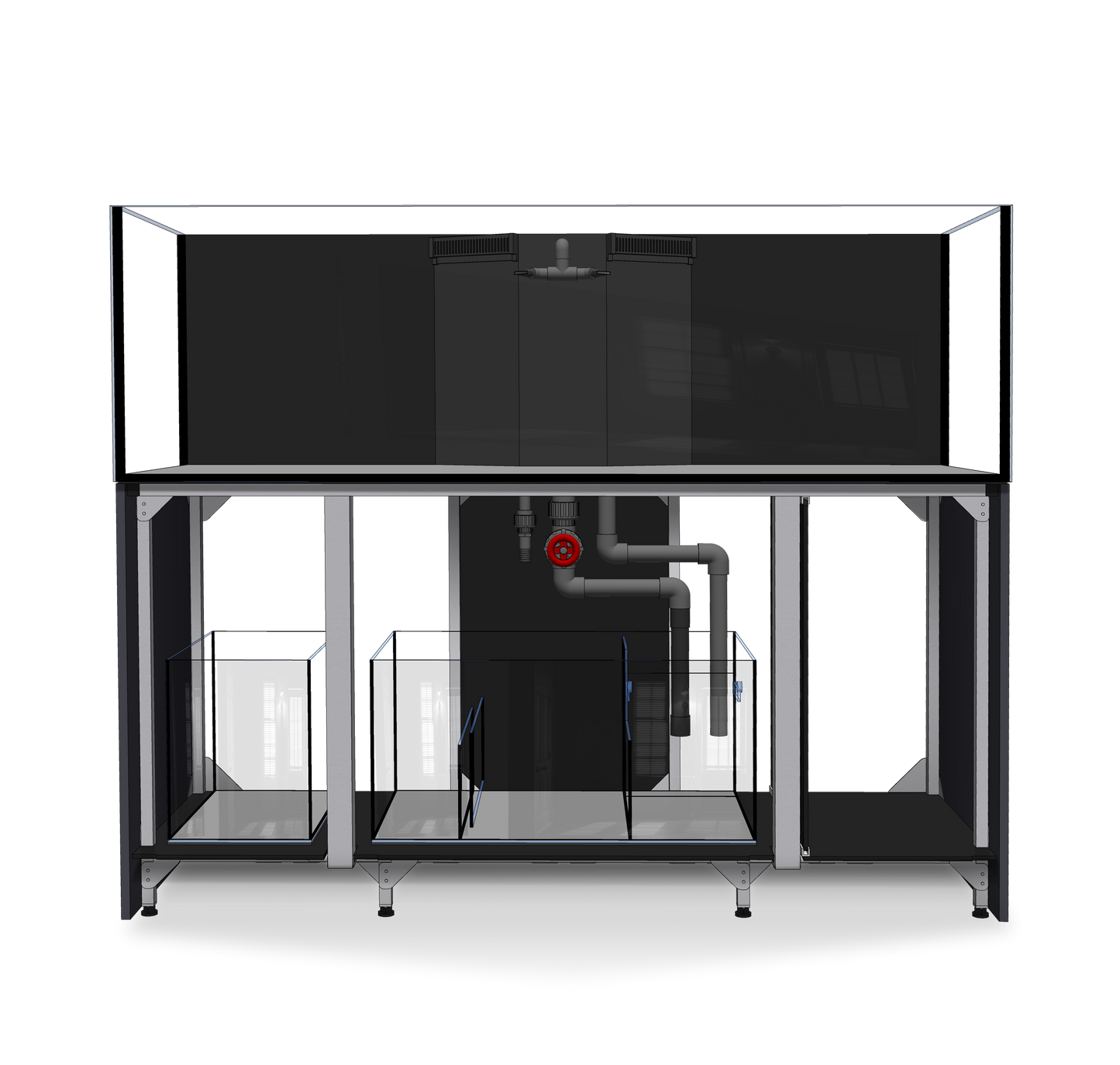 D-D Aqua Pro Reef Aquarium 1800 Aquaframe (Alu Frame)