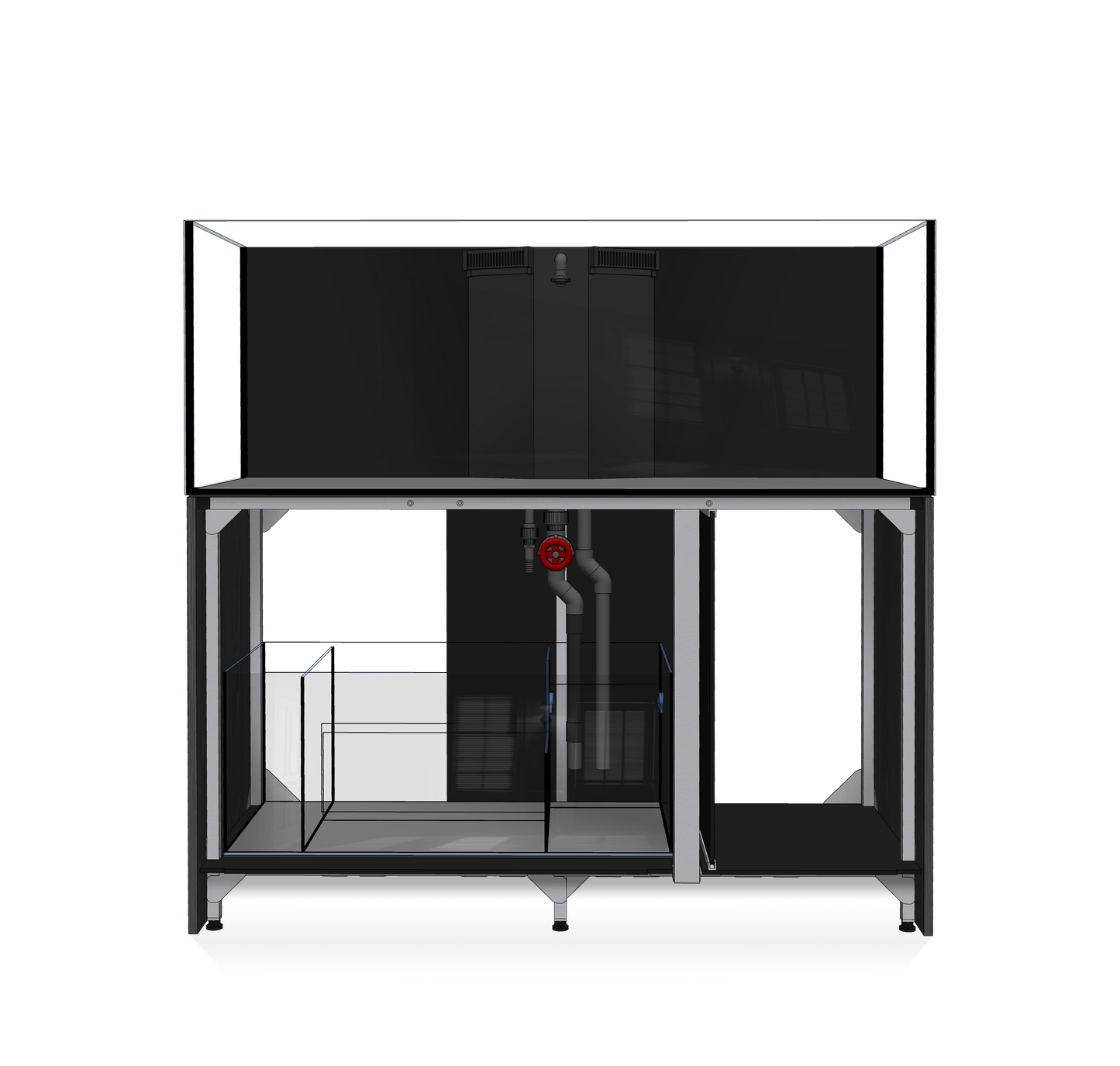 D-D Aqua Pro Reef Aquarium 1500 Aquaframe (Alu Frame)